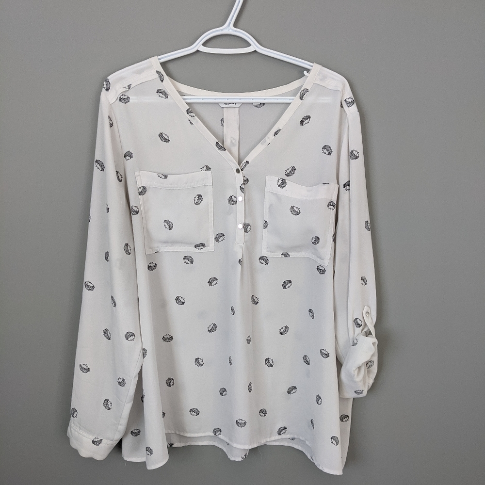 Reitmans hedgehog blouse